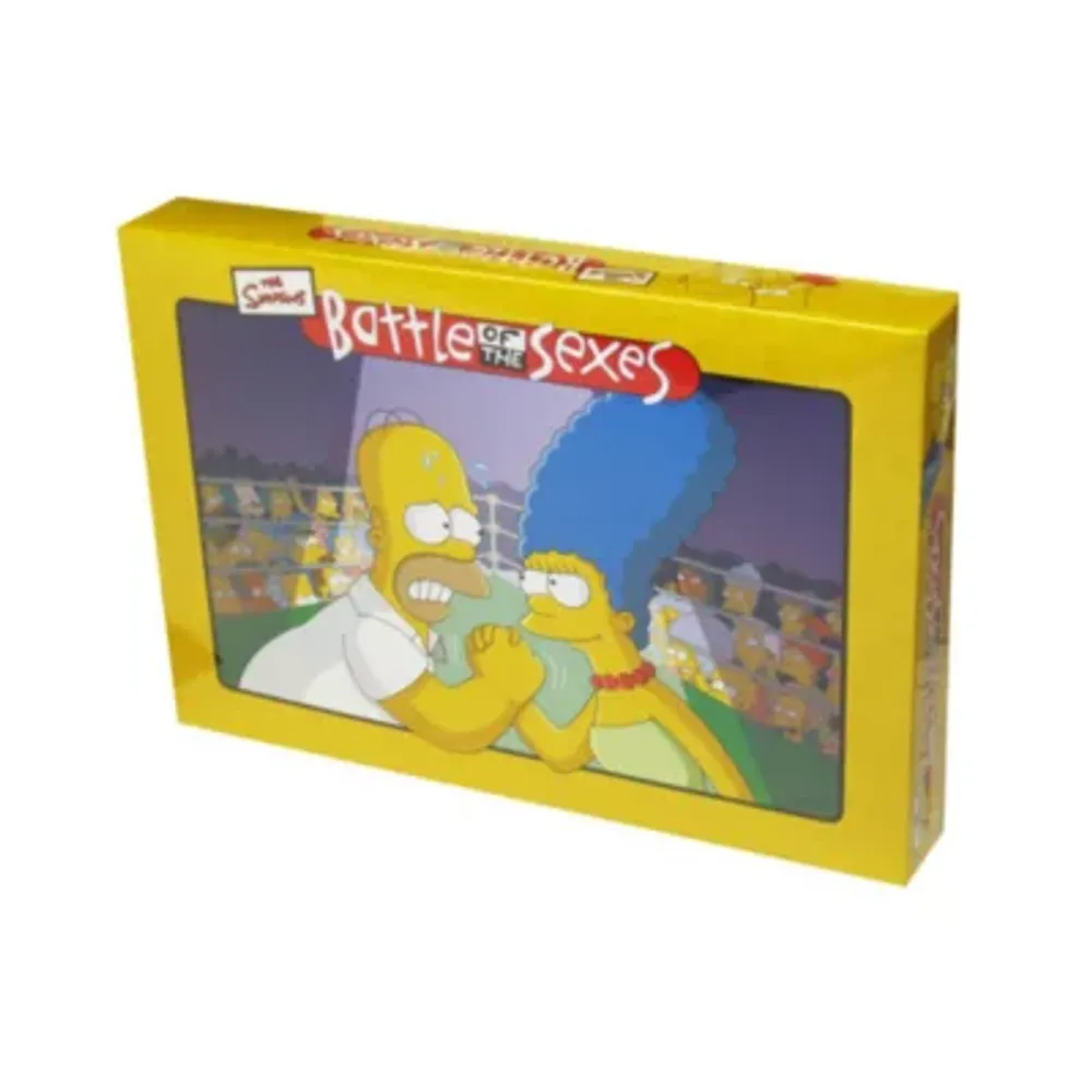 University Games Battle of the Sexes - The Simpsons Edition Board Game