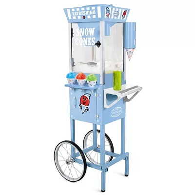 Nostalgia 53-Inch Tall Vintage Collection Snow Cone Cart