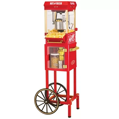 Nostalgia Vintage Popcorn Cart