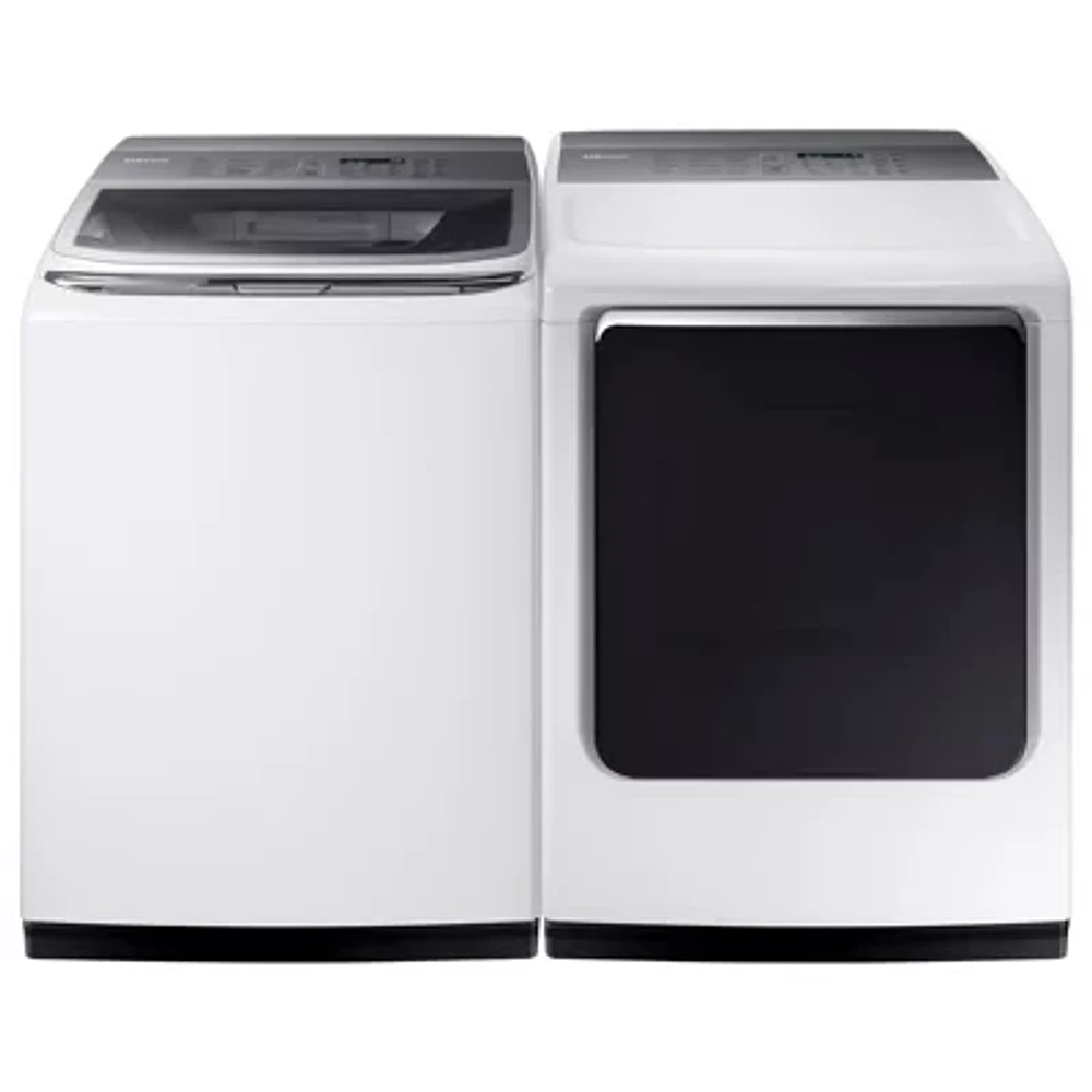 Samsung  7.4-cu ft Electric Dryer with Integrated Controls and Steam Cycle