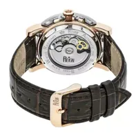 Reign Unisex Adult Automatic Brown Leather Strap Watch Reirn3703