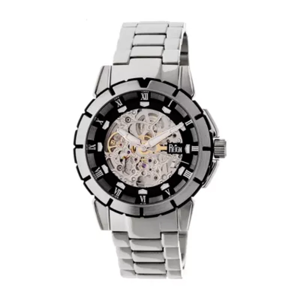 Reign Unisex Adult Automatic Silver Tone Stainless Steel Bracelet Watch Reirn4602