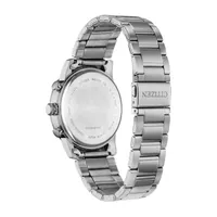 Citizen Quartz Mens Chronograph Silver Tone Stainless Steel Bracelet Watch An8050-51m