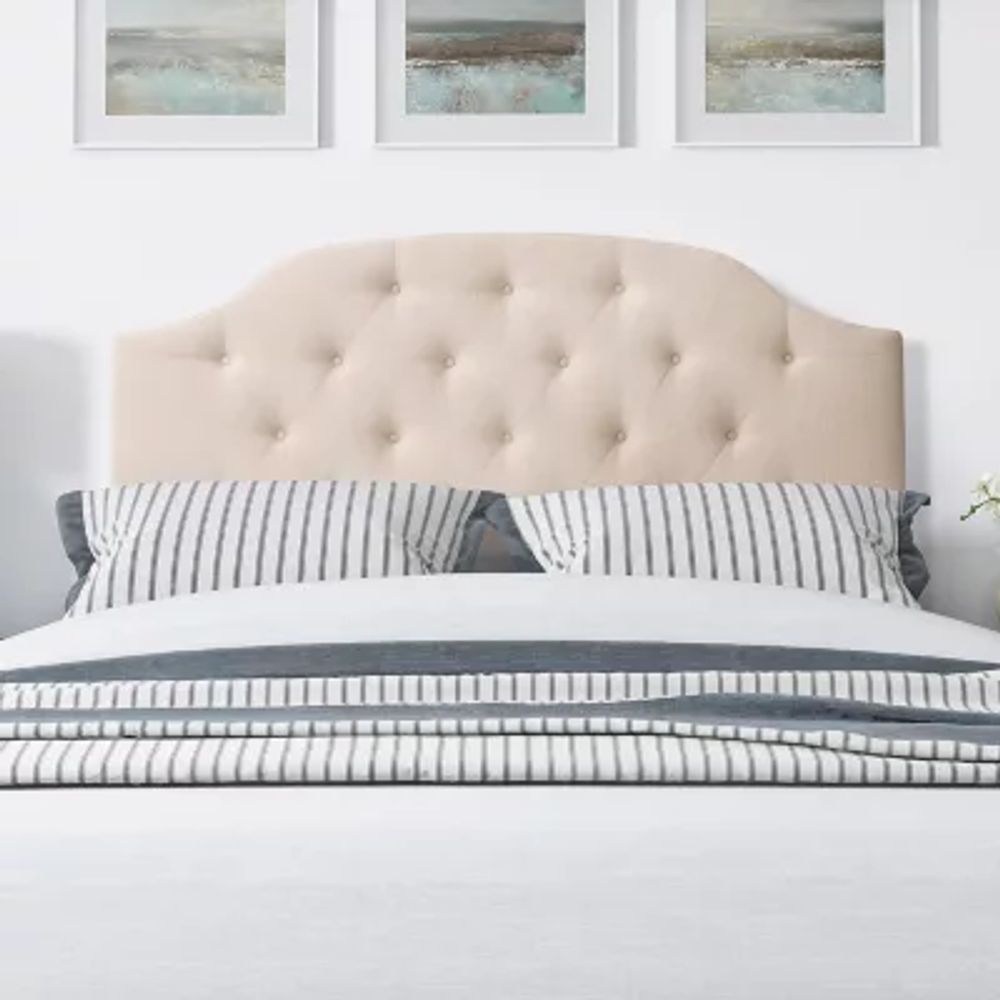 Calera Upholstered Tufted Panel Headboard