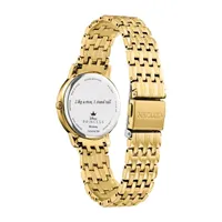 Citizen Disney Belle Womens Gold Tone Stainless Steel Bracelet Watch Ex1492-59w