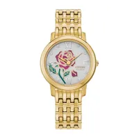 Citizen Disney Belle Princess Womens Gold Tone Stainless Steel Bracelet Watch Ex1492-59w