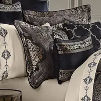 Queen Street Willow 4-Pc. Damask And Scroll Heavyweight Comforter Set