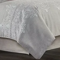 Queen Street Annie 4-pc. Damask + Scroll Comforter Set