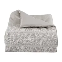 Queen Street Annie 4-pc. Damask + Scroll Comforter Set