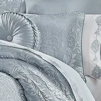 Queen Street Madeline 4-Pc. Damask And Scroll Heavyweight Comforter Set