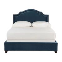 Theron Velvet Upholstered Bed