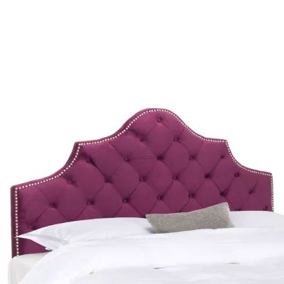 Arebelle Upholstered Tufted Nailhead Trim Headboard