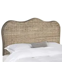 Imelda Upholstered Rattan Headboard