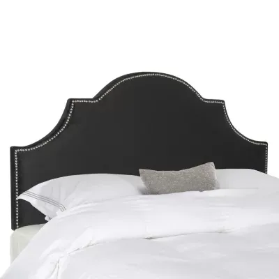 Hallmar Cotton Velvet Upholstered Headboard