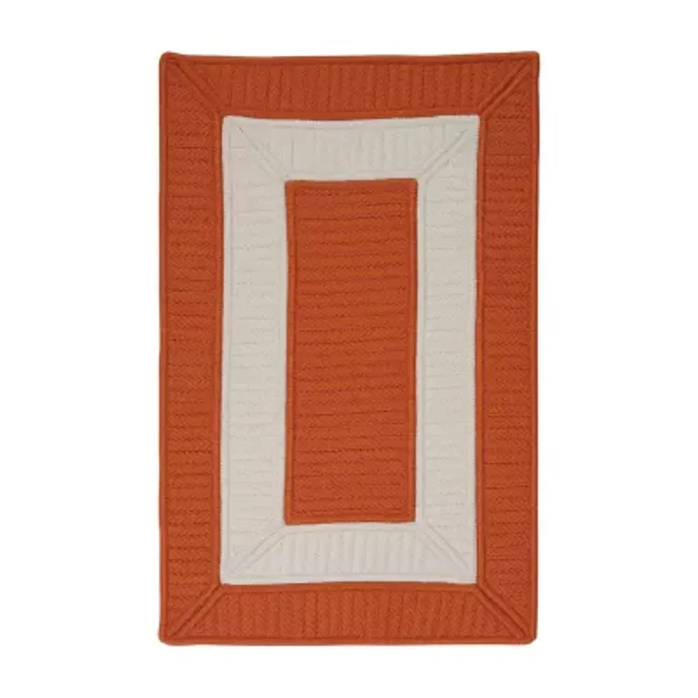 Colonial Mills Rope Walk Bordered Outdoor Rectangular Area Rug