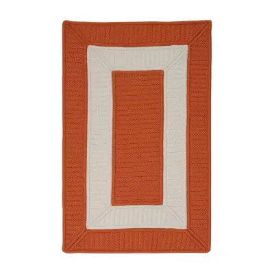 Colonial Mills Rope Walk Bordered Outdoor Rectangular Area Rug