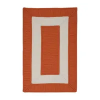 Colonial Mills Rope Walk Bordered Outdoor Rectangular Area Rug