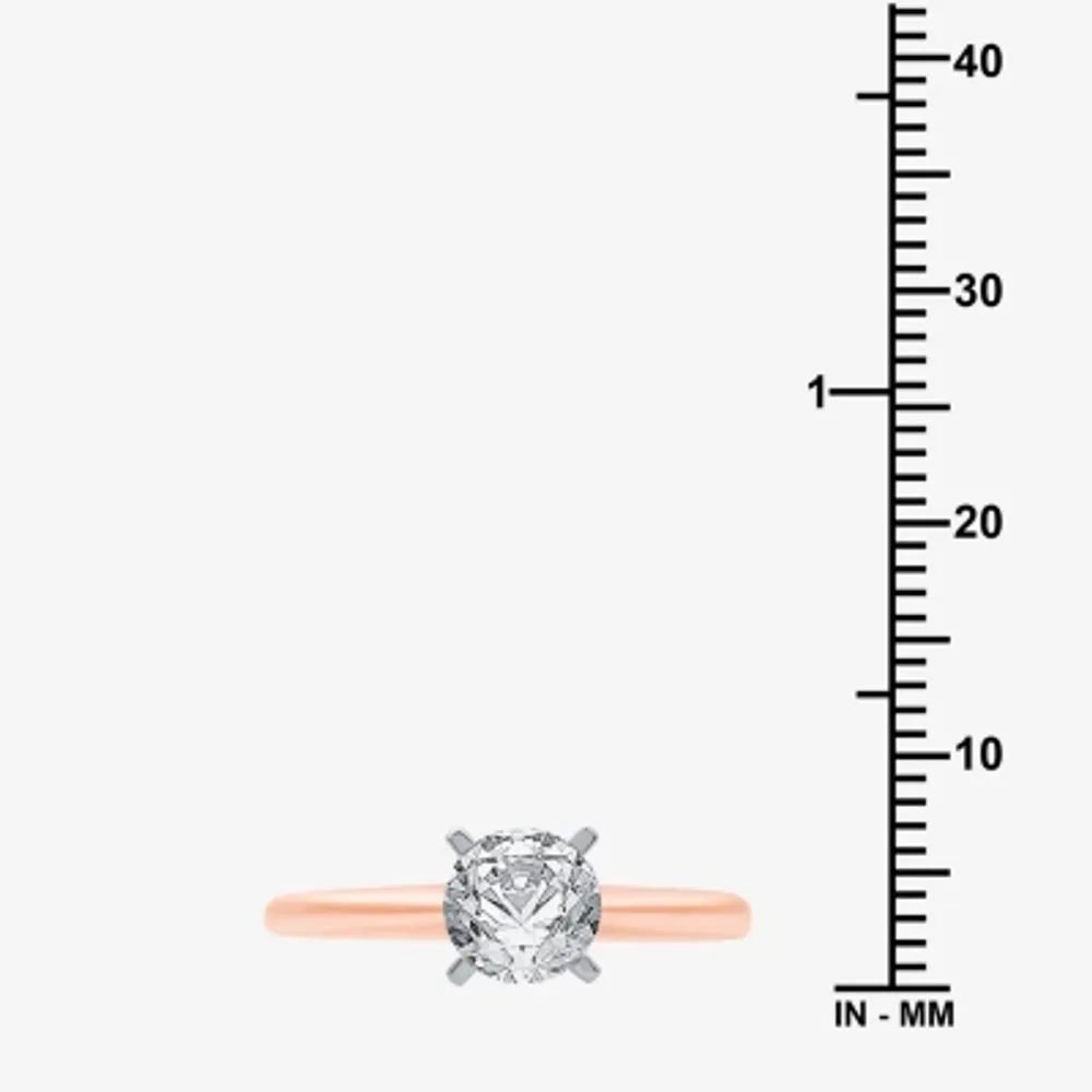 Classic Collection 1 CT. Natural Diamond Round Solitaire Engagement Ring 10K Gold