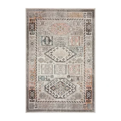 Anica Southwestern Geometric Indoor Outdoor Rectangular Area Rug