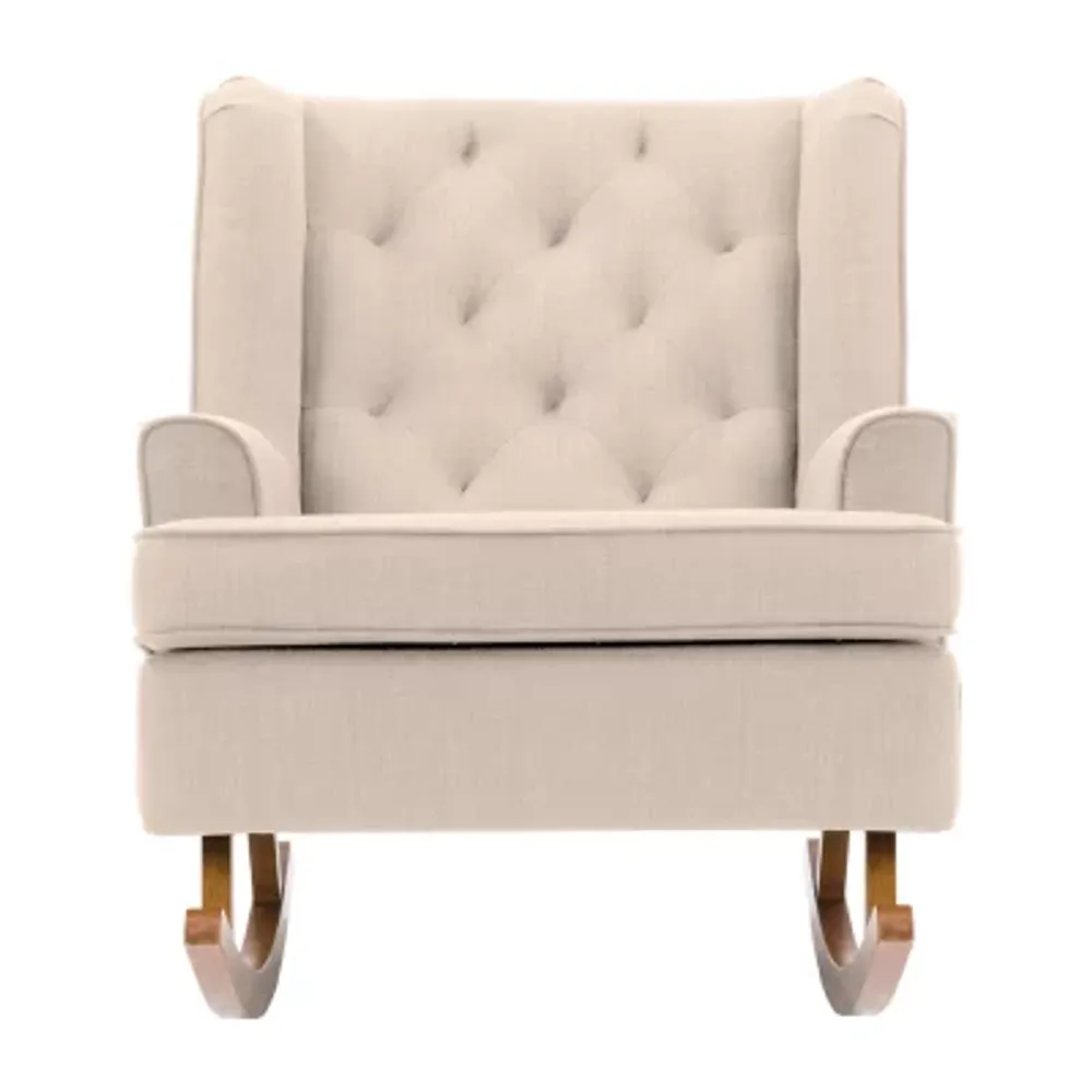 Boston Collection Tufted Rocking Chair