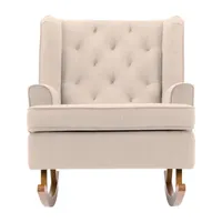 Boston Collection Tufted Rocking Chair