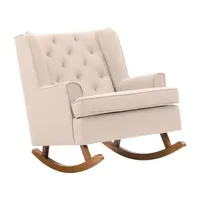 Boston Collection Tufted Rocking Chair