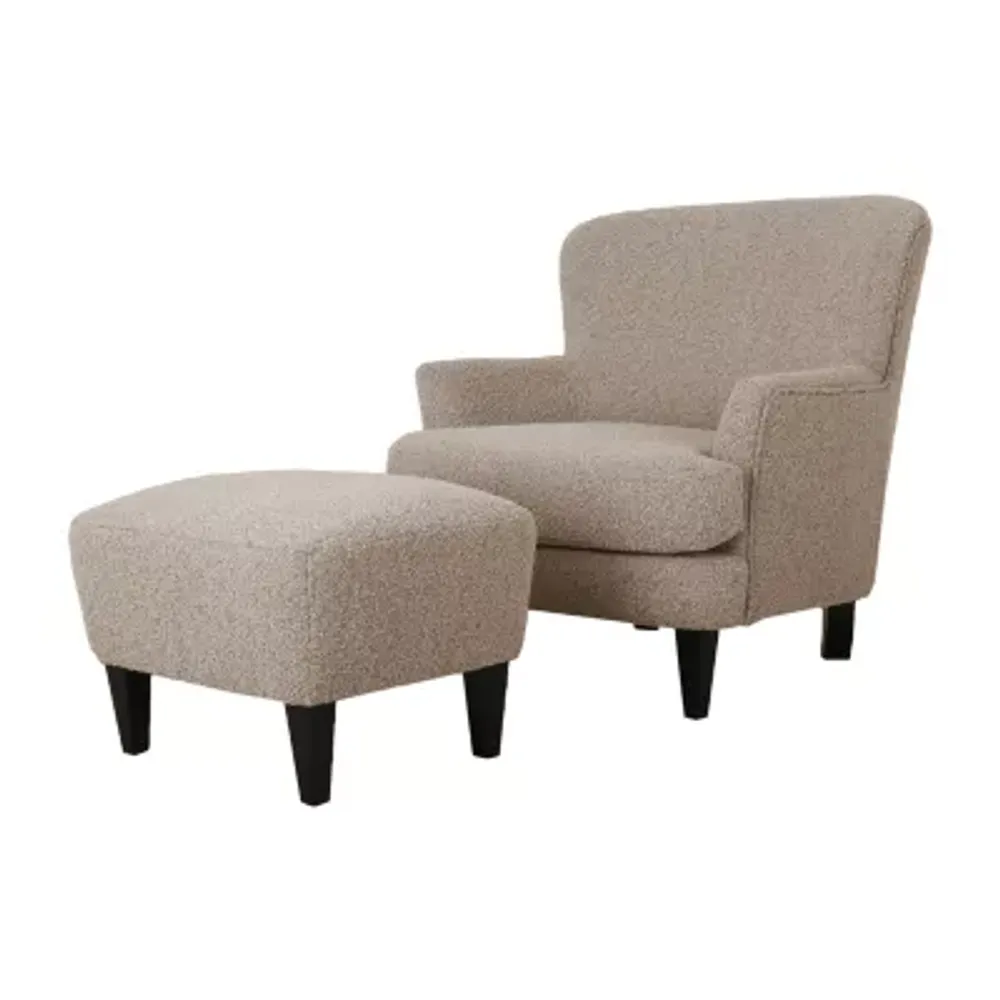 Hartshorn 2-pc Curved Slope Arm Chair