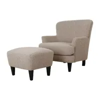 Hartshorn 2-pc Curved Slope Arm Chair