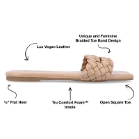 Journee Collection Womens Sawyerr Slide Sandals