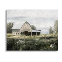 Stupell Industries Country Farmhouse Barn Meadow Canvas Art