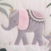 Nojo Elephant Princess 4-pc. Crib Bedding Set