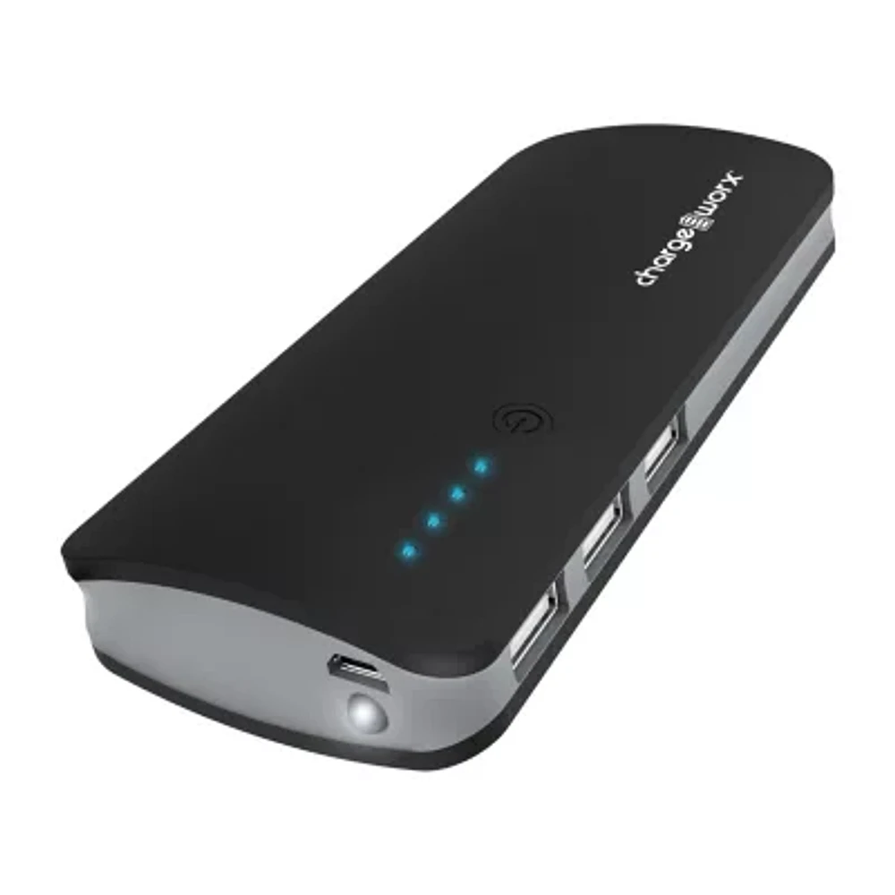 Chargeworx 2-In-1 Wireless Charging 10000mah Battery Pack