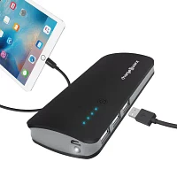 Chargeworx 2-In-1 Wireless Charging 10000mah Battery Pack