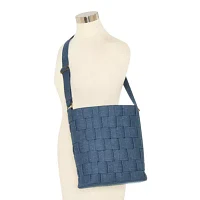 a.n.a Cynthia Woven Bucket Bag