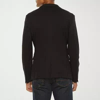 J. Ferrar Mens Knit Stretch Fabric Slim Fit Sport Coat
