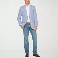 Stafford Classic Fit Basketweave Sport Coat
