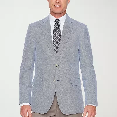 Stafford Classic Fit Basketweave Sport Coat