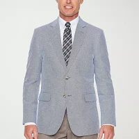 Stafford Classic Fit Basketweave Sport Coat