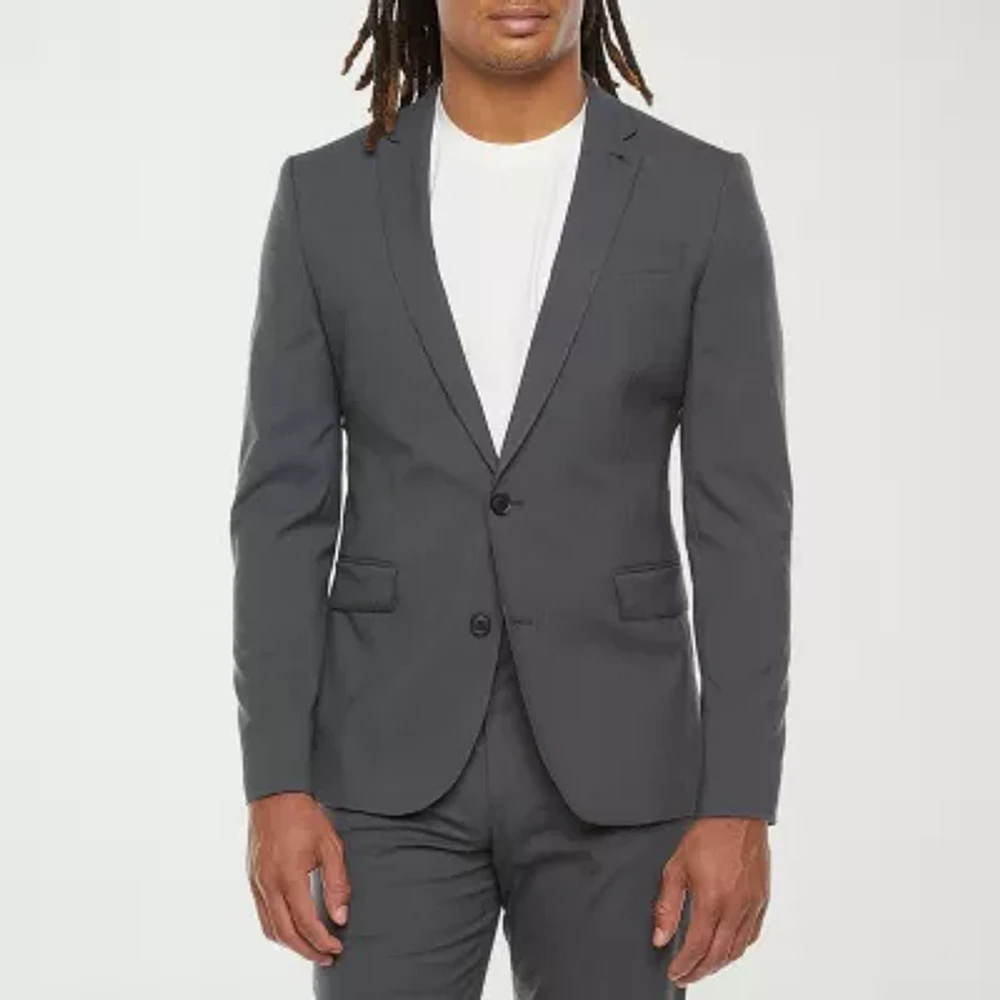J. Ferrar Ultra Comfort Mens Super Slim Fit Suit Jacket