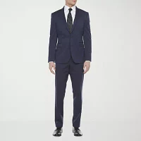 J. Ferrar Mens Stretch Fabric Slim Fit Suit Jacket