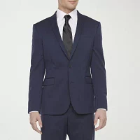 J. Ferrar Mens Stretch Fabric Slim Fit Suit Jacket