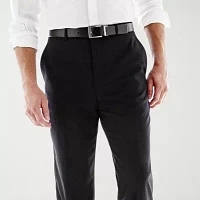 Stafford® Executive Super 100 Wool Flat-Front Suit Pants - Classic