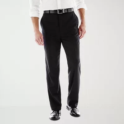 Stafford® Executive Super 100 Wool Flat-Front Suit Pants - Classic