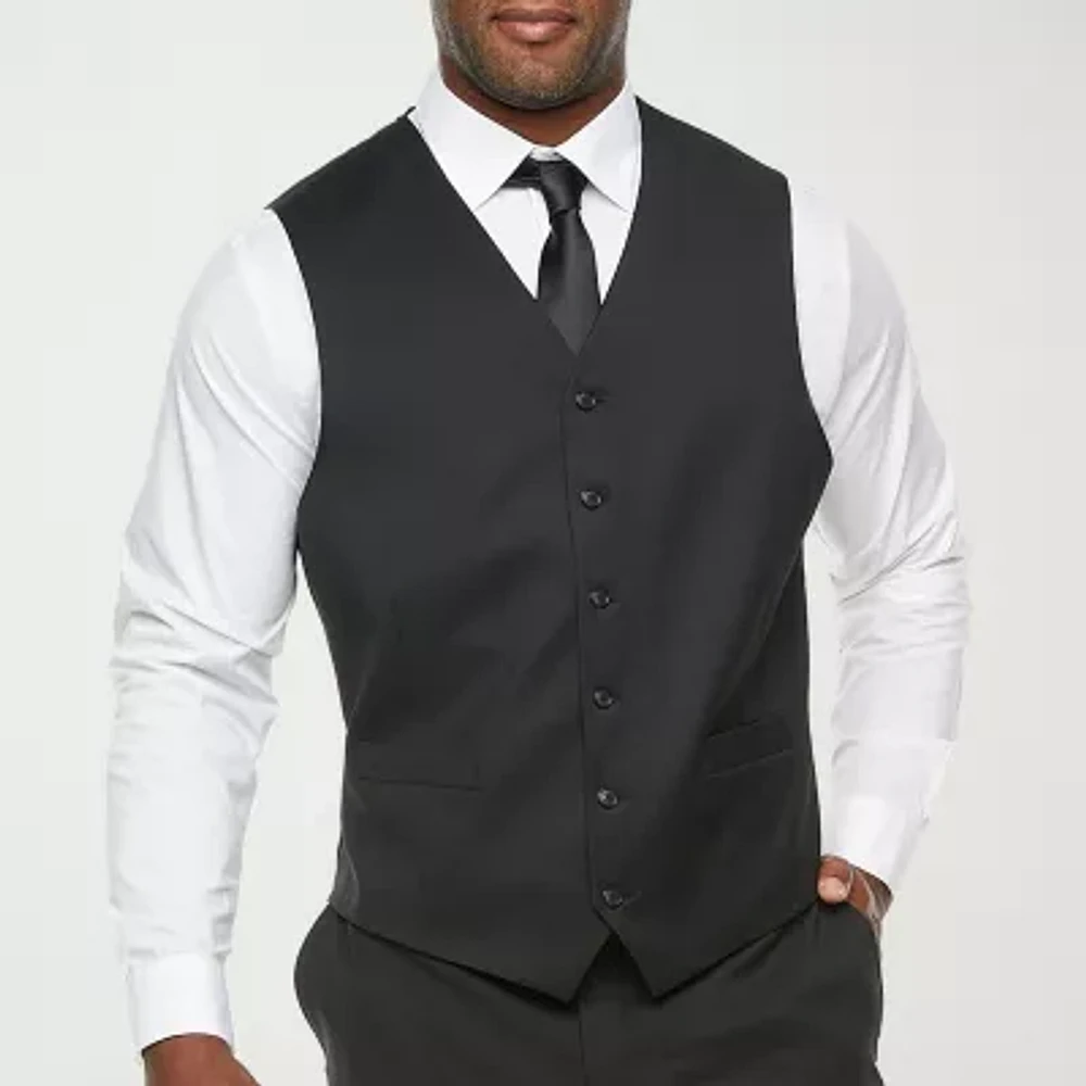 Stafford Coolmax Mens Big and Tall Classic Fit Suit Vest