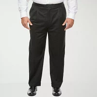 Stafford Coolmax Mens Big and Tall Classic Fit Tuxedo Pant