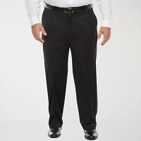 Stafford Coolmax Mens Big and Tall Stretch Fabric Classic Fit Pleated Front Suit Pant