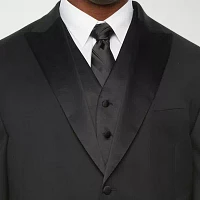 Stafford Coolmax Mens Big and Tall Classic Fit Tuxedo Vest