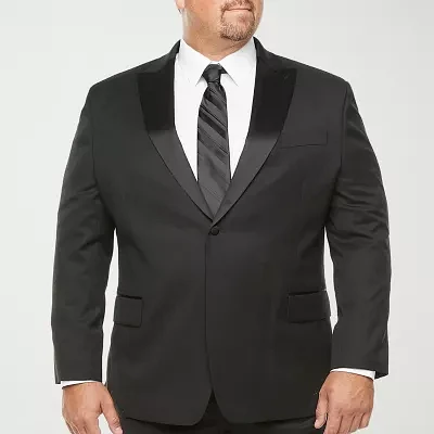Stafford Coolmax Mens Big and Tall Classic Fit Tuxedo Jacket
