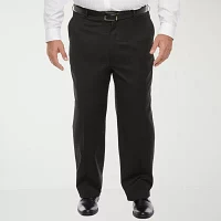 Stafford Coolmax Mens Big and Tall Classic Fit Flat Front Suit Pant