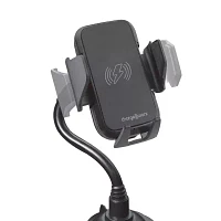 Chargeworx Universal Cupholder Wireless Charging Cell Phone Car Mount